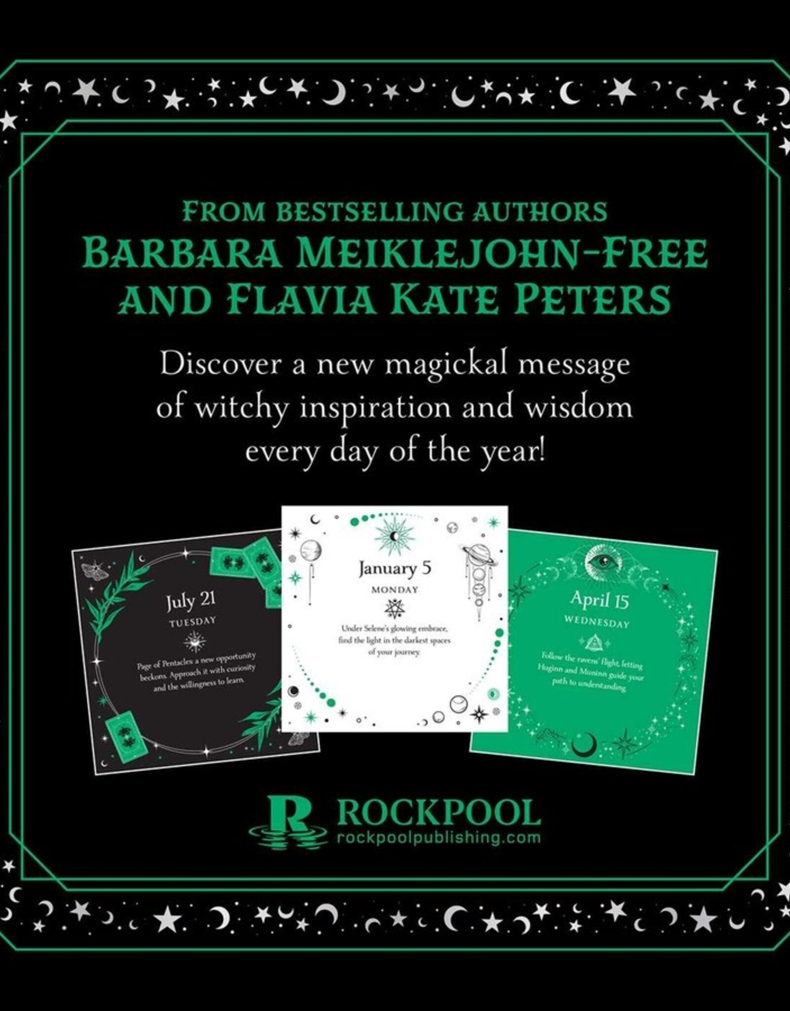 -2026 Witch's Calendar: Daily Magick Day-to-Day Calendar