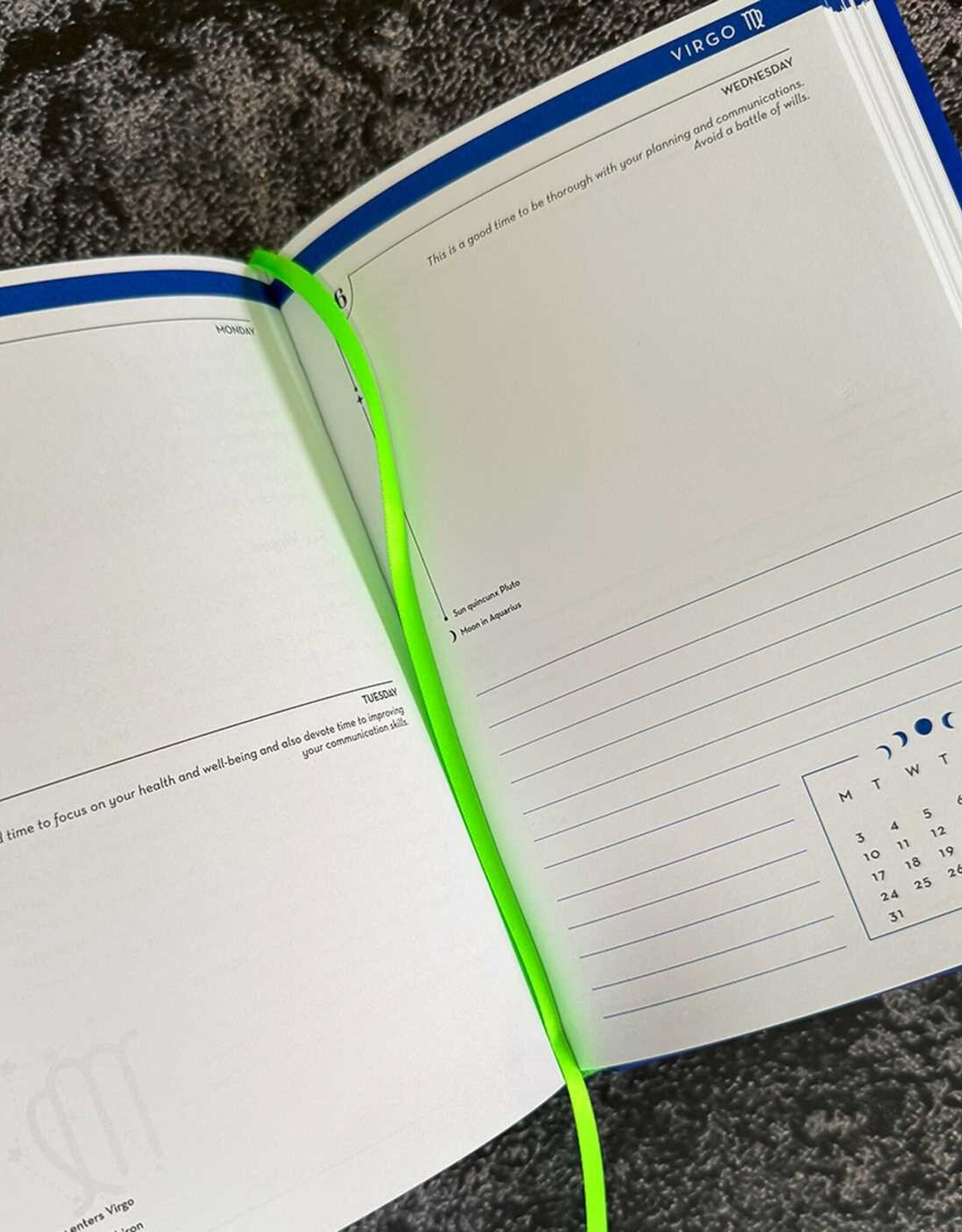 -2026 Astrology Planner Calendar Northern Hemisphere