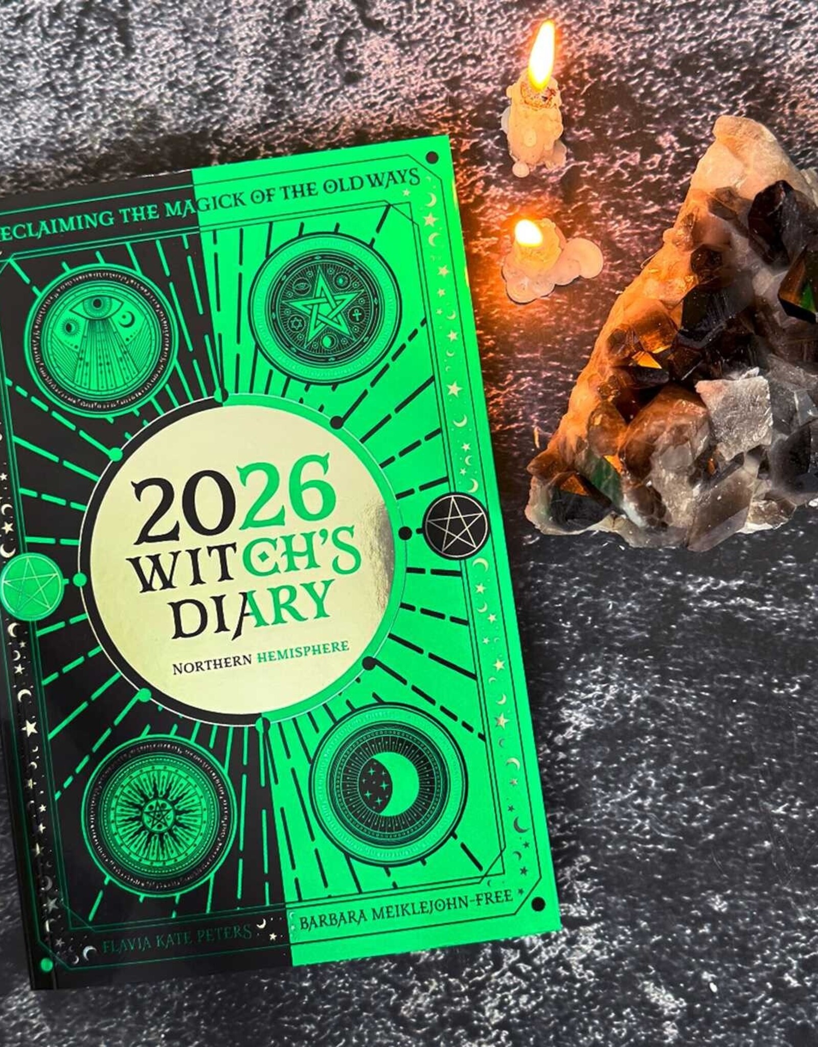 -2026 Witch's Diary Planner Calendar: Northern Hemisphere