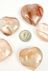 Hematoid Quartz Heart