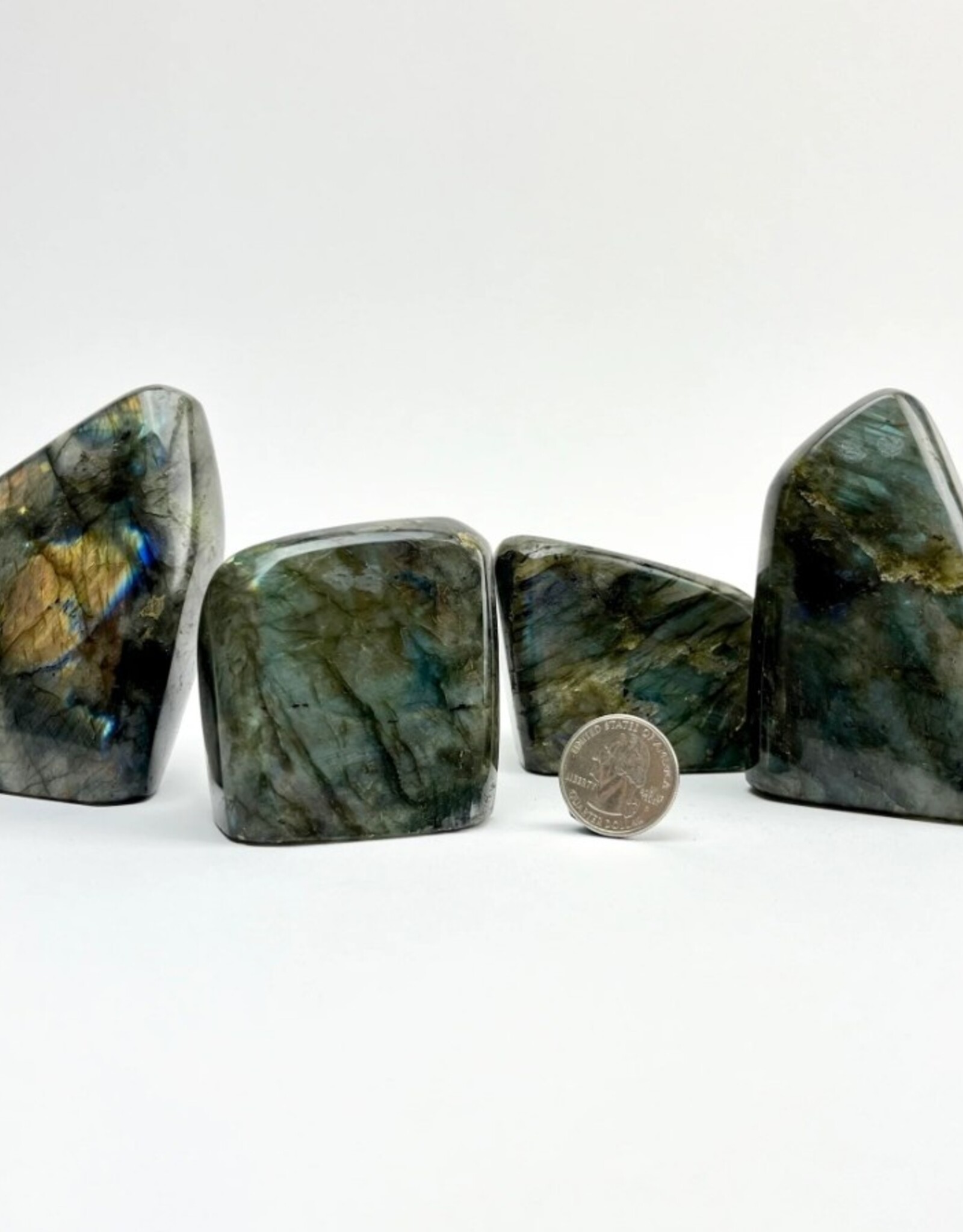 Labradorite | Polished Free Form Statue | 50-100mm | Madagascar