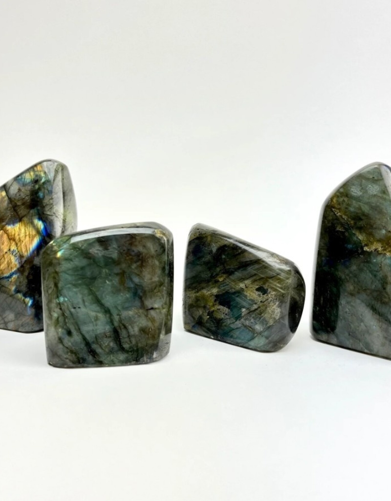 Labradorite | Polished Free Form Statue | 50-100mm | Madagascar
