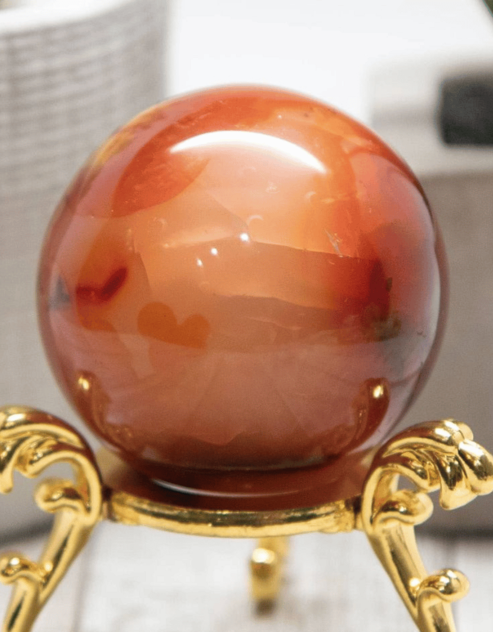 Carnelian Sphere| Large