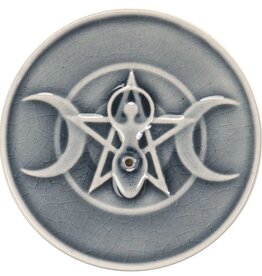 -Triple Moon Incense Burner