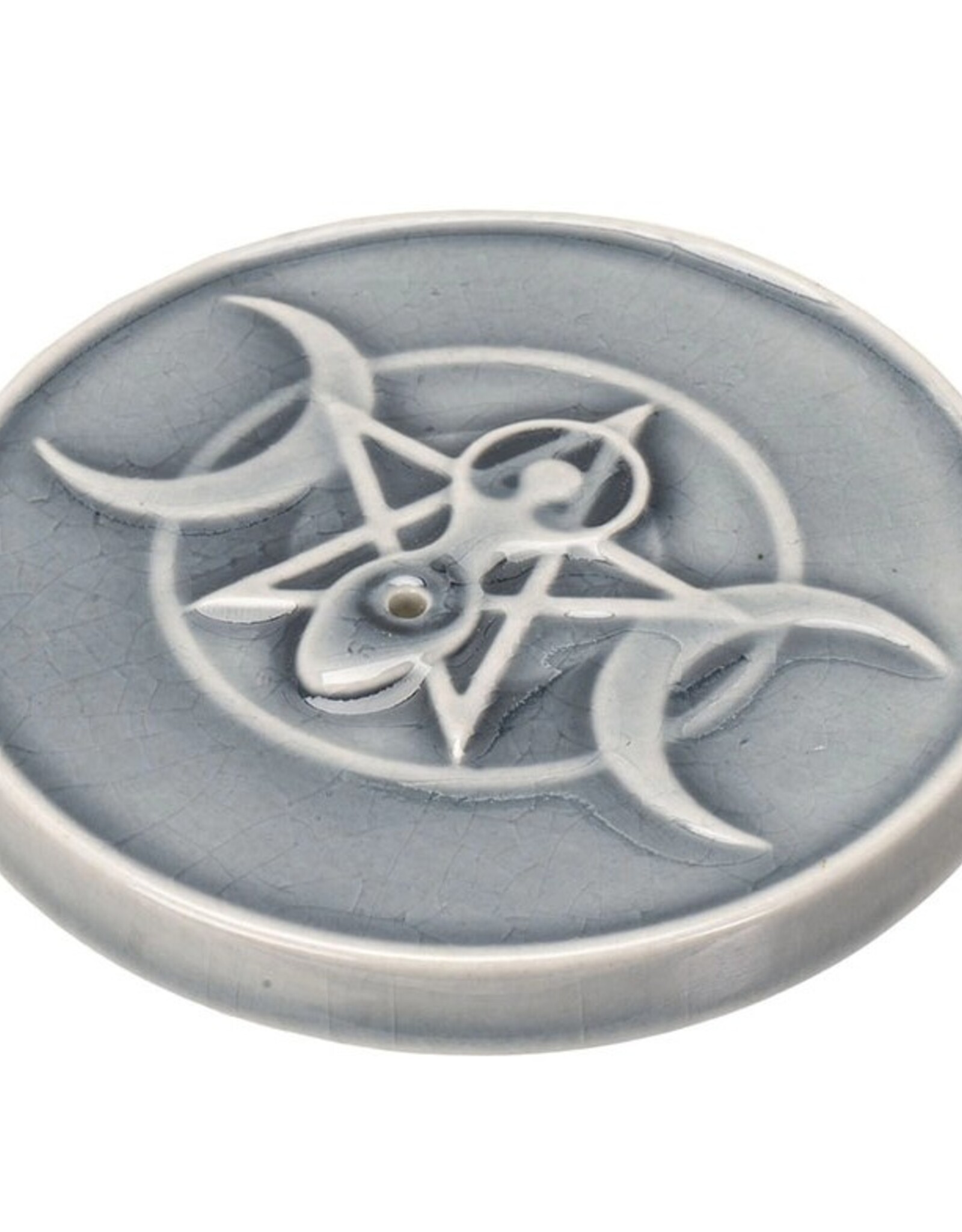 -Triple Moon Incense Burner