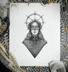 -Tyche Fine Art Print - Greek Goddess of Luck & Fortune