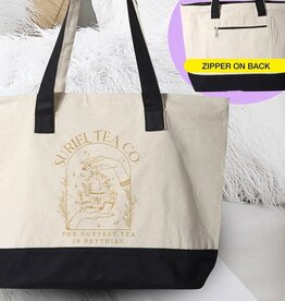 Suriel Tea Co Court of Thorns Inspired - Book Tote Bag