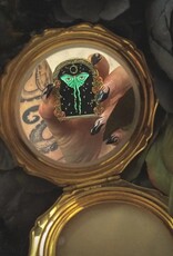 -Luna Moth and Moon Enamel Pin