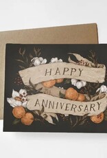 -4.25” X 5.5” Happy Anniversary Greeting Card