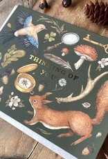 -4.25” X 5.5” Thinking of You Gold Foil Greeting Card