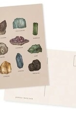 -4” X 6” Gems and Minerals Postcard