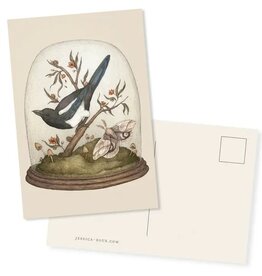 -4” X 6” One For Sorrow Postcard