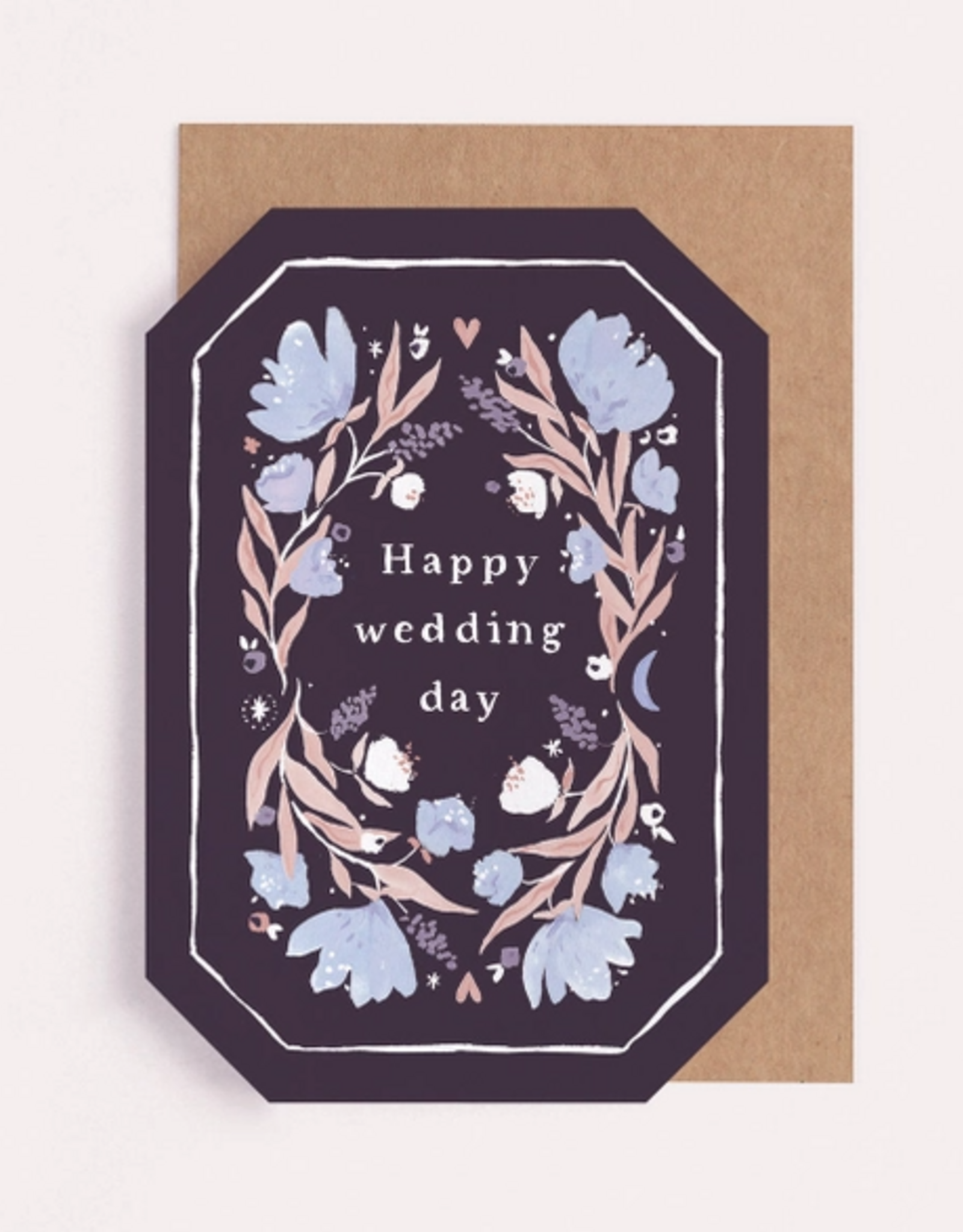 Floral Wedding Card | Shaped Greetings Cards | Wedding Cards