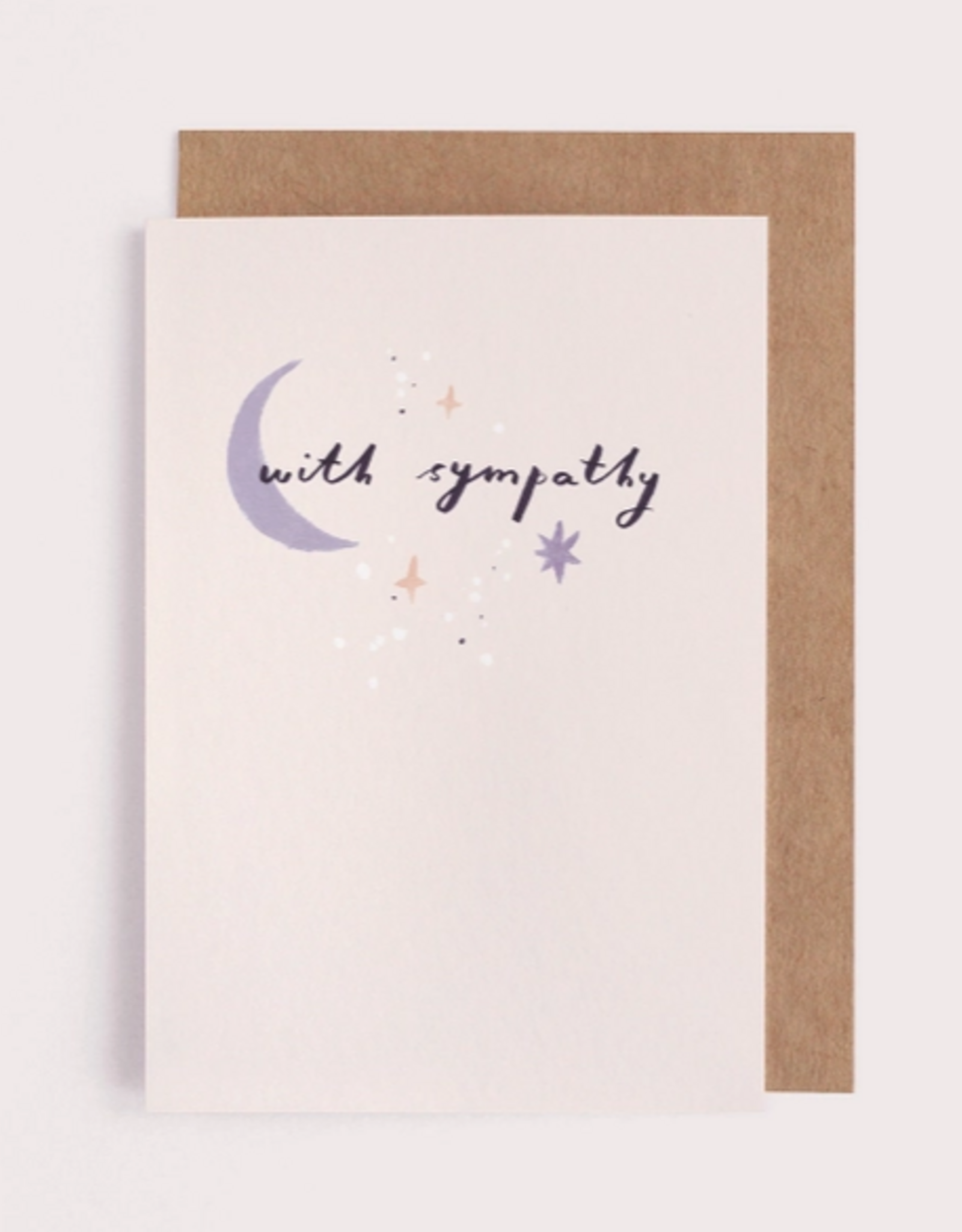 Moon Sympathy Card | Sympathy Cards | Condolences Card