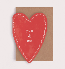 -You & Me Heart Card | Anniversary Cards | Valentines Cards