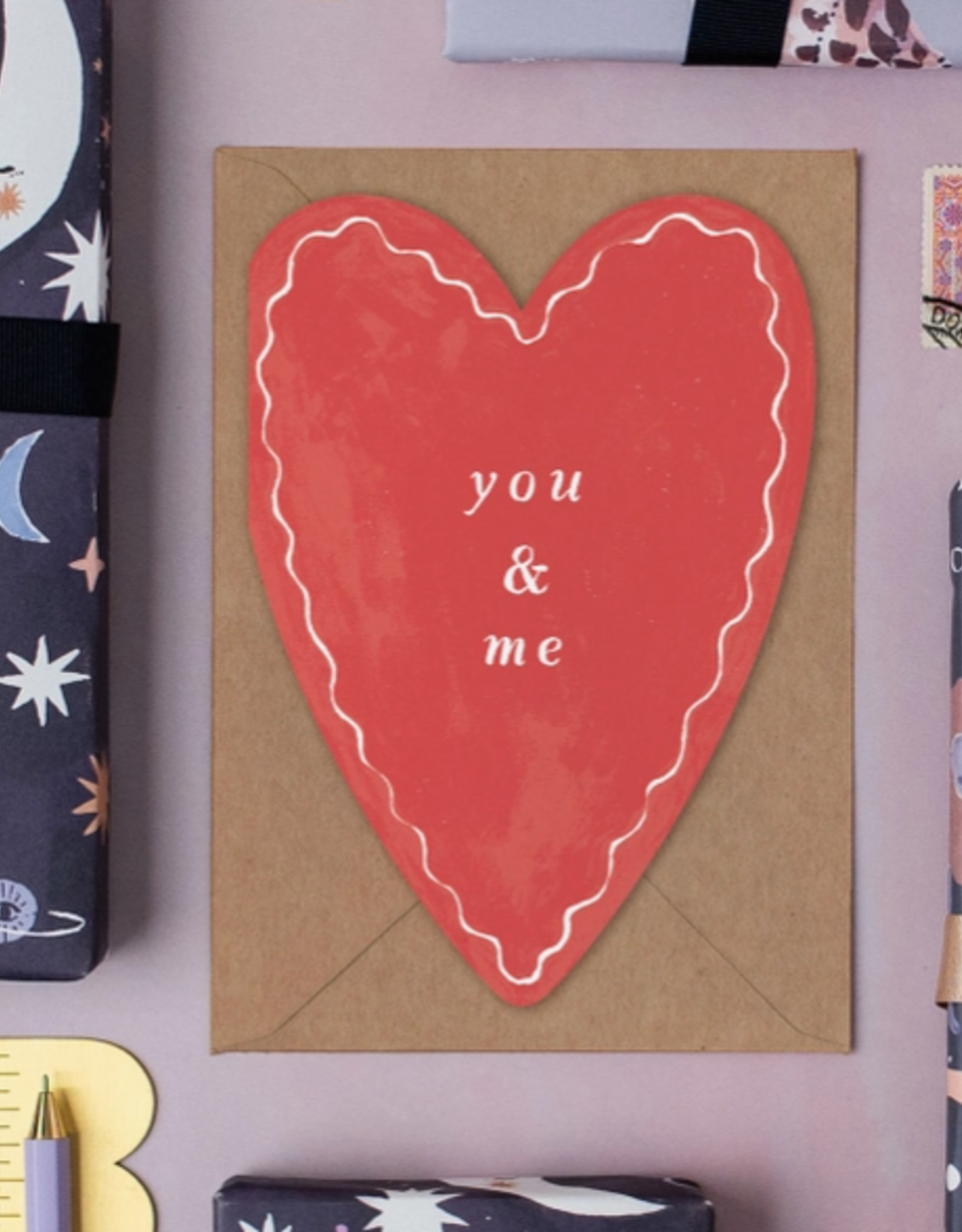 -You & Me Heart Card | Anniversary Cards | Valentines Cards