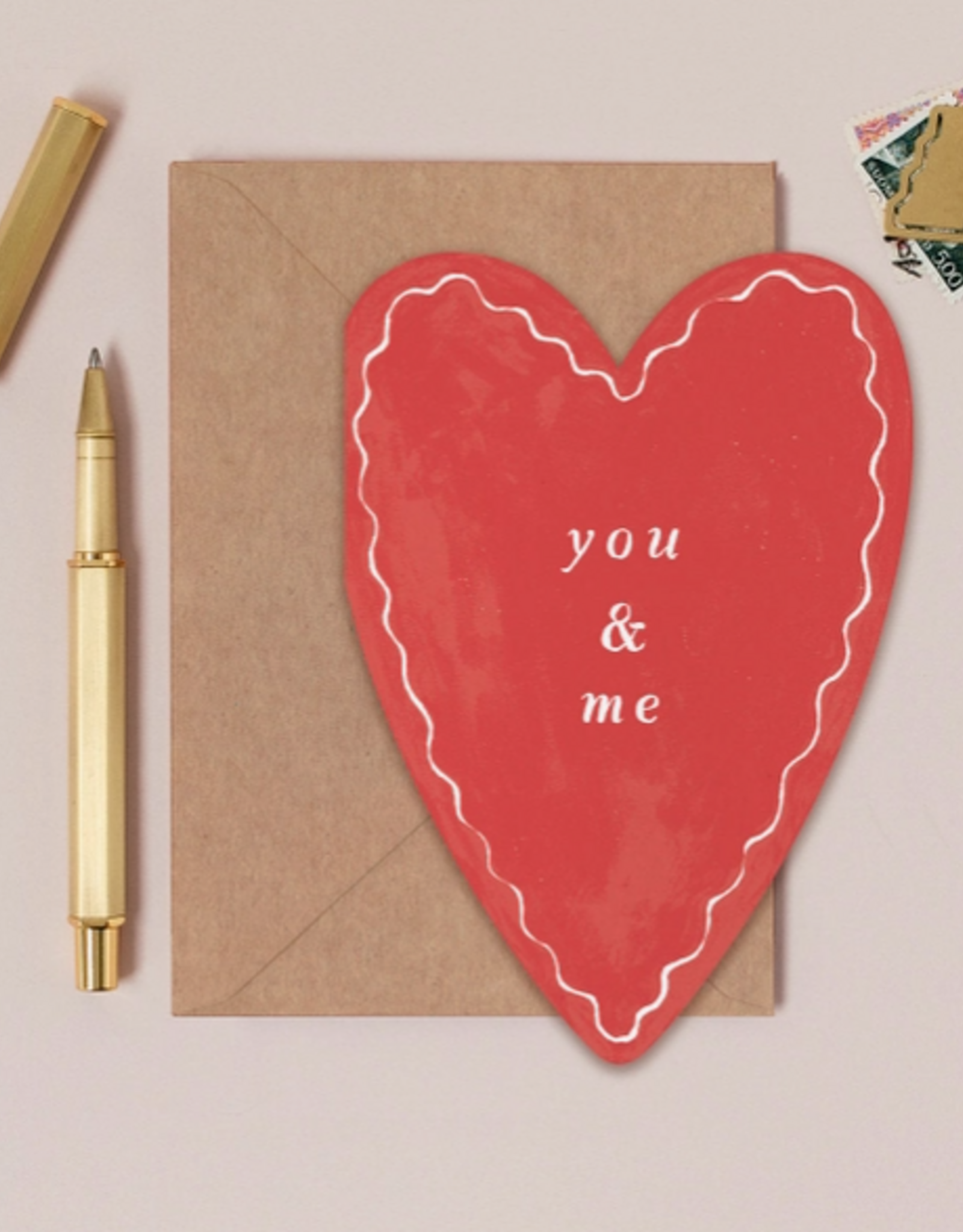-You & Me Heart Card | Anniversary Cards | Valentines Cards