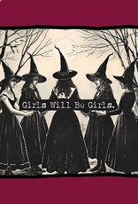 Girls Will Be Girls Sticker, Hex the Patriarchy, Witchy 3"