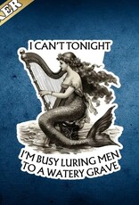 Siren Sticker, Funny Feminism, Greek Mythology Decals 3"