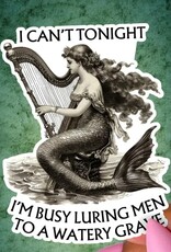 Siren Sticker, Funny Feminism, Greek Mythology Decals 3"
