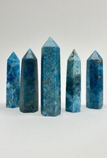 Blue Apatite - Polished Point - 80-90mm
