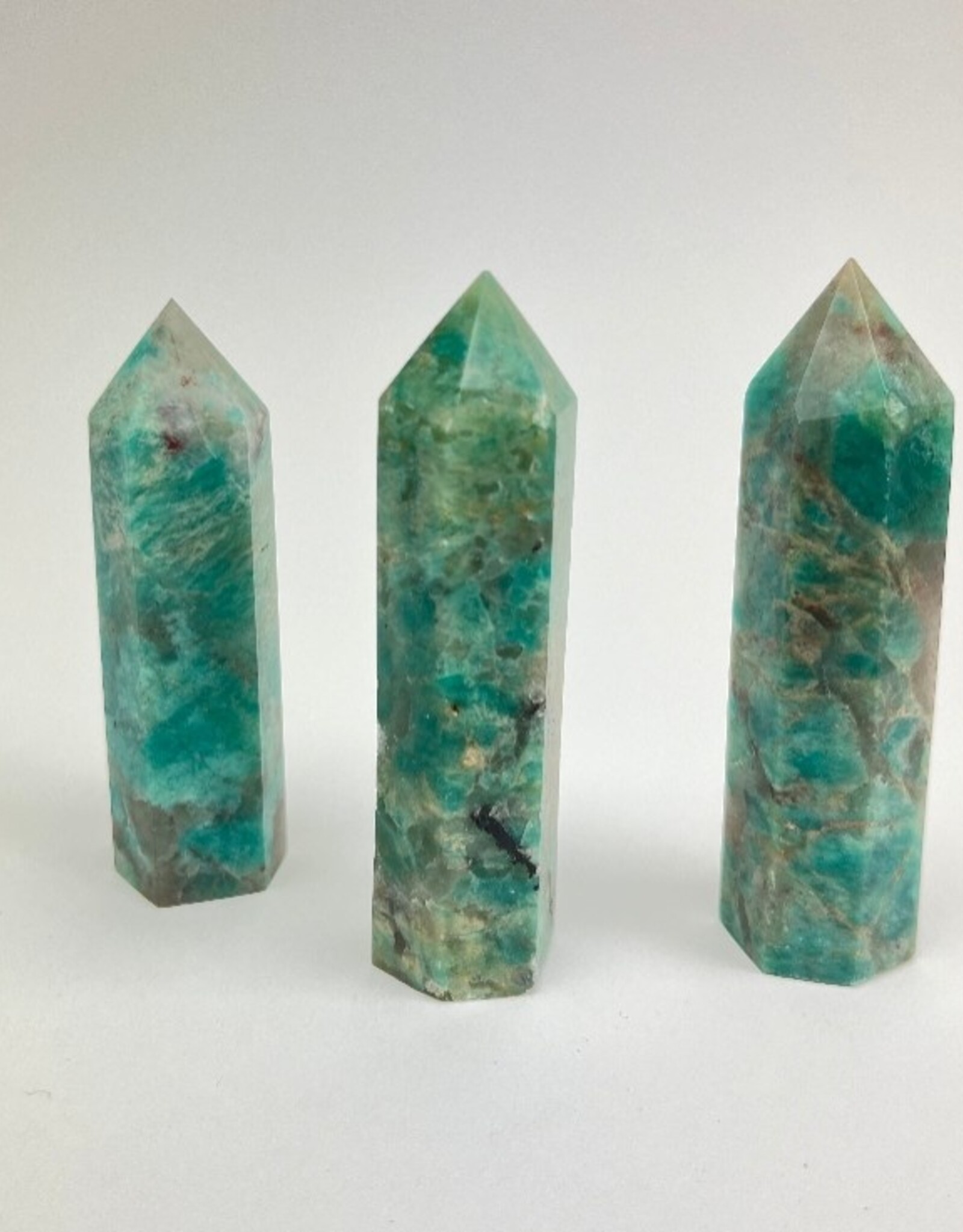 Amazonite - Polished Point - 80-90mm