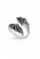 -Adjustable Bypass Dragon Wing Ring |