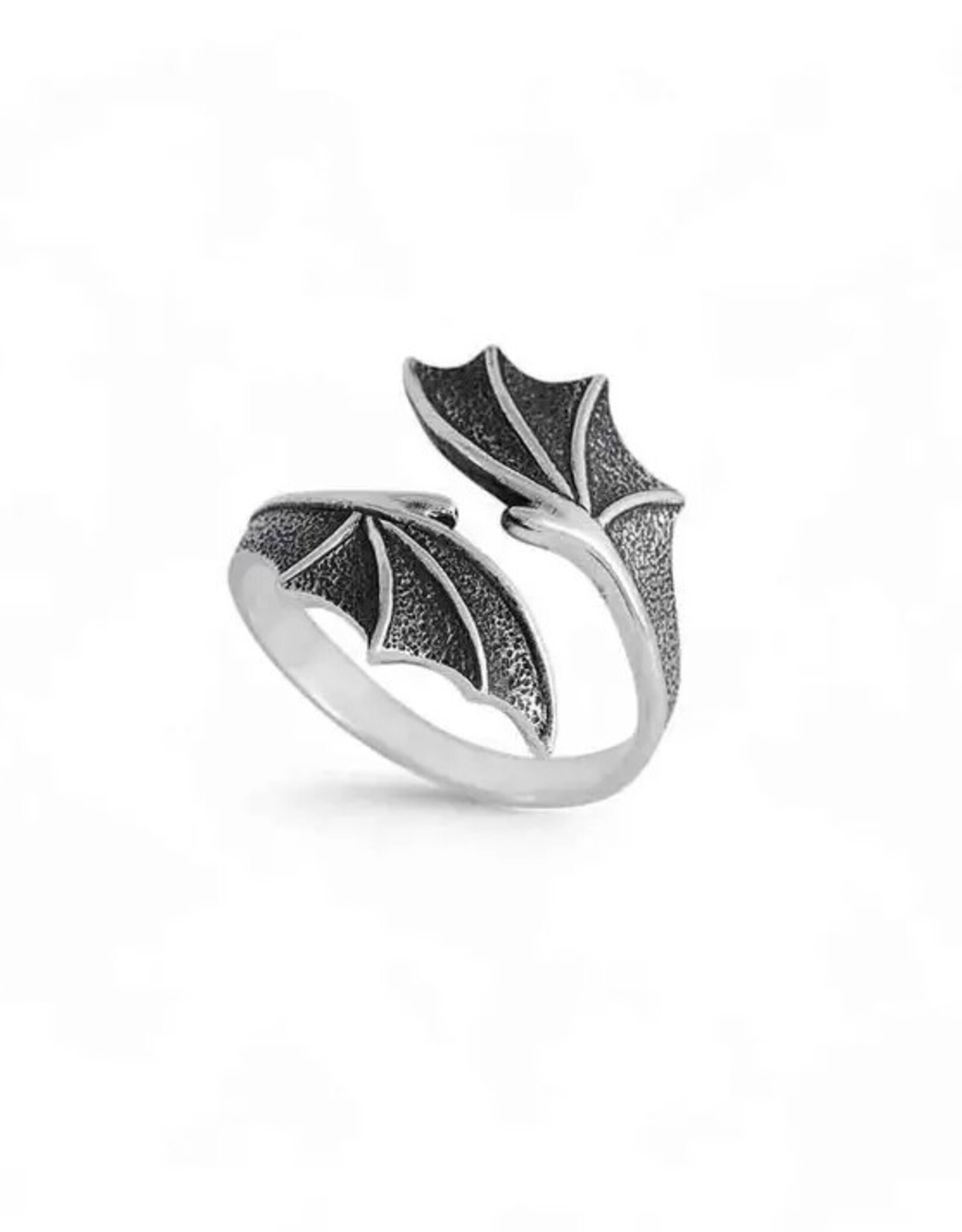 -Adjustable Bypass Dragon Wing Ring |