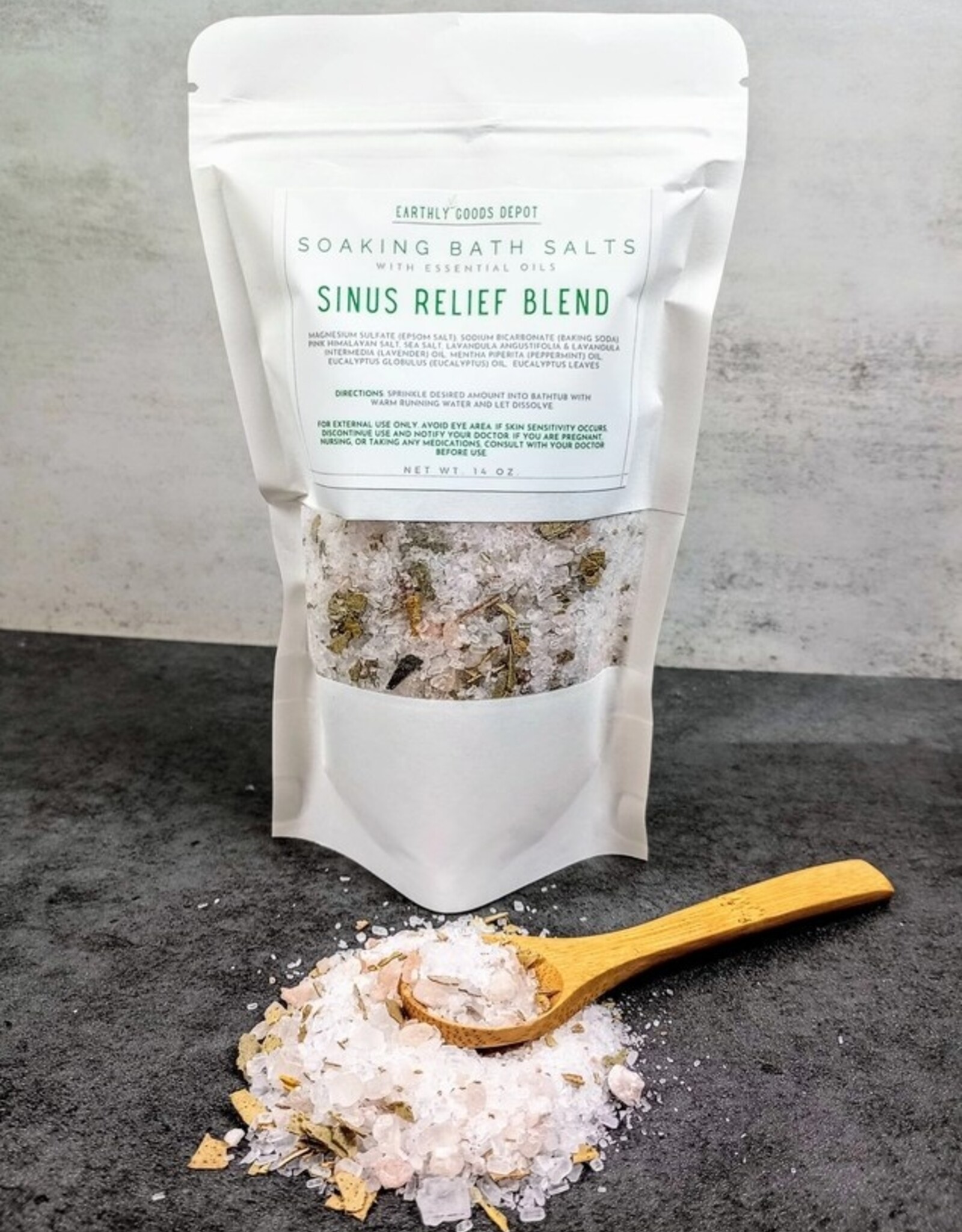 Floral Soaking Bath Salts with Essential Oils |
