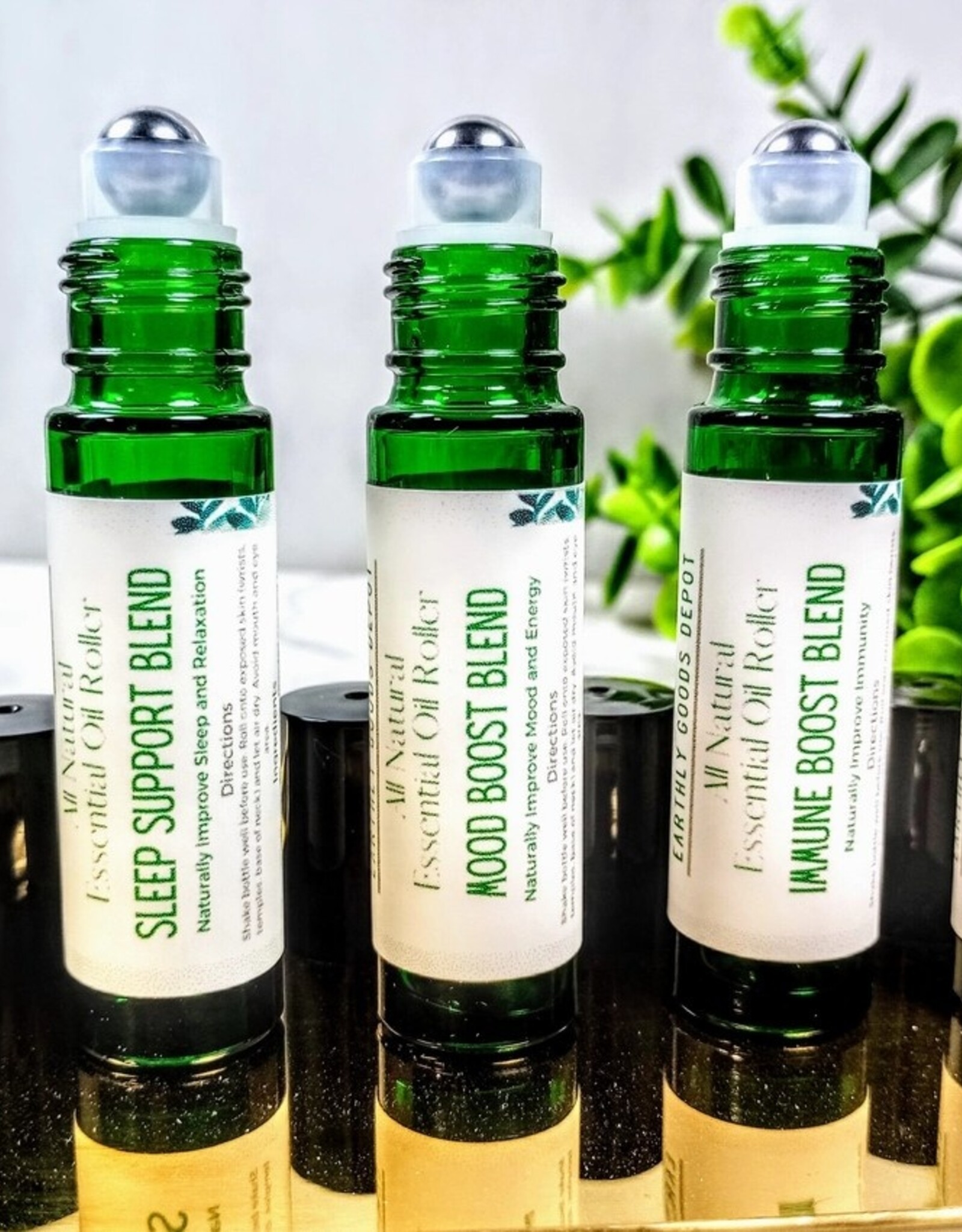 Natural Essential Oil Roller Blends |