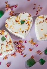 Love Blossoms Heart Crystal Bath Bomb