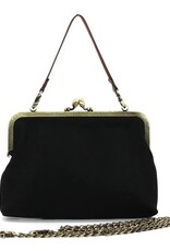 Romantasy Dragon Kiss Lock Bag in Linen Cotton Blend