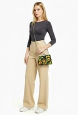 -Sunflower Kisslock Bag