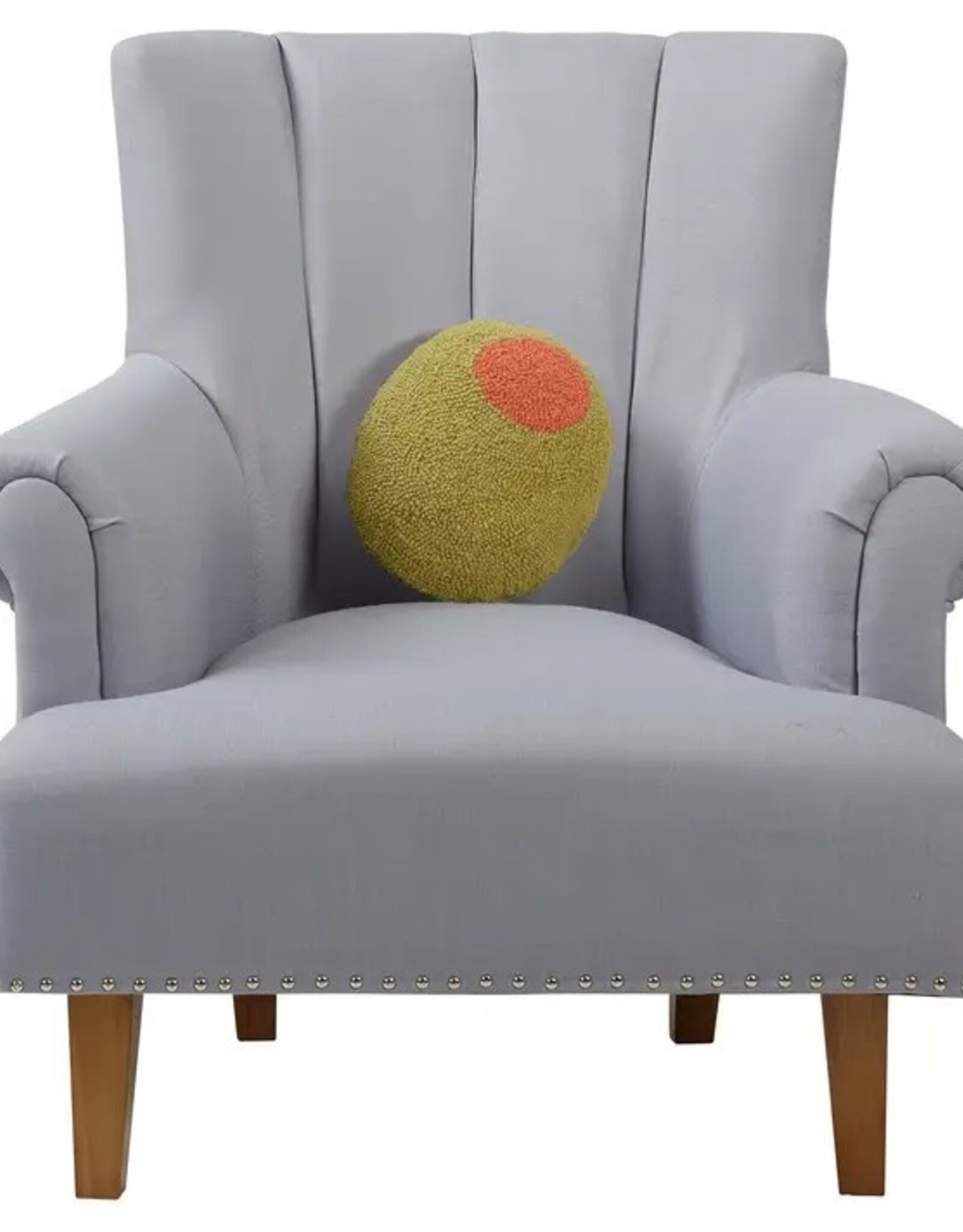 -Olive Shaped Hook Pillow