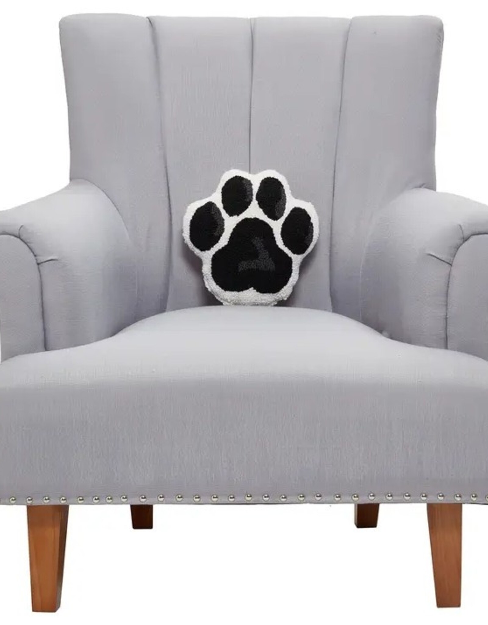 -Shaped Dog Paw Hook Pillow