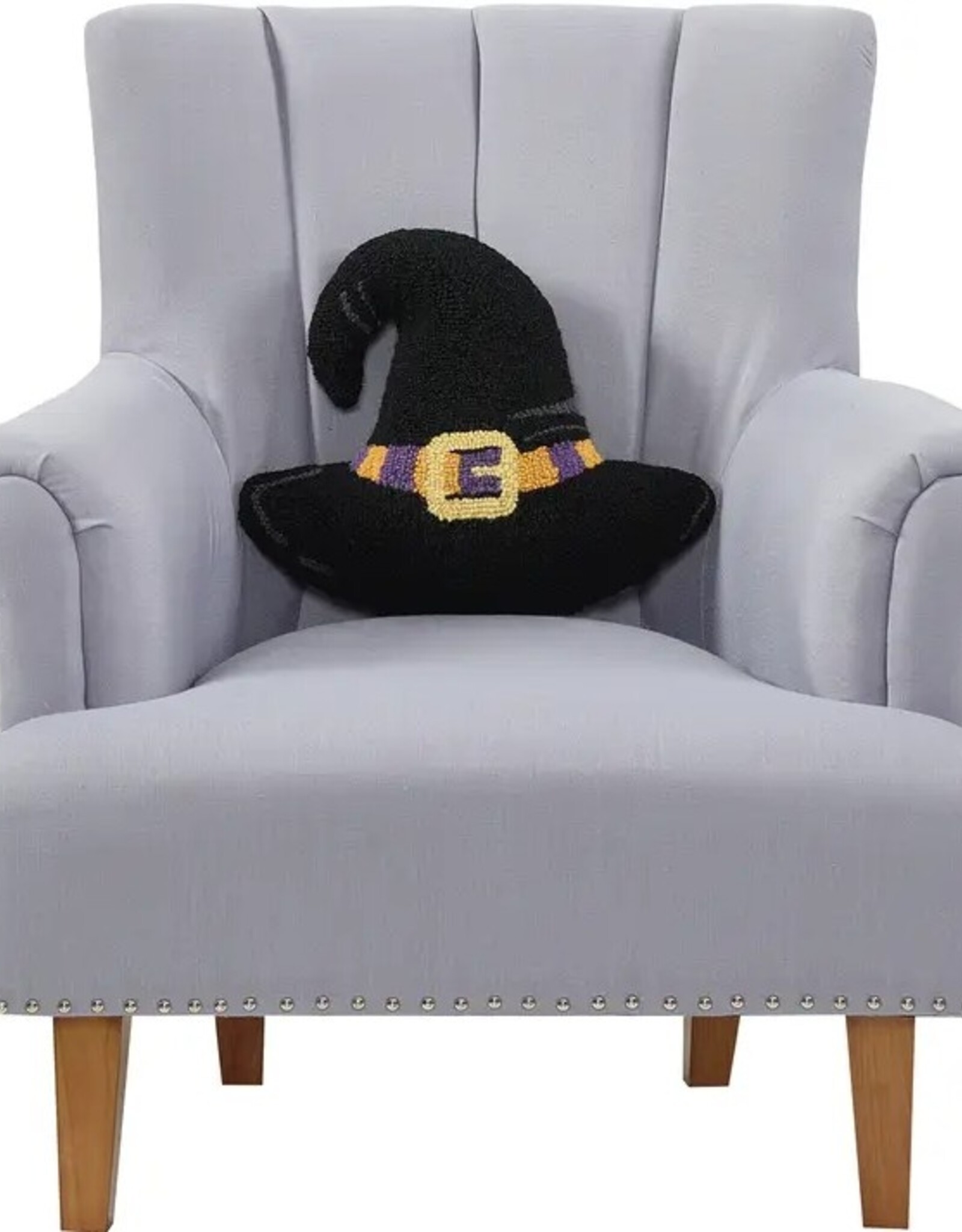 -Shaped Witch Hat Hook Pillow