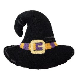 -Shaped Witch Hat Hook Pillow