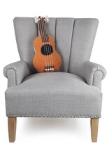 -Uke W/Pom Poms & Tassesl Shaped Hook Pillow