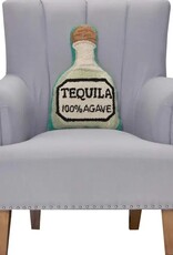 -Shaped Tequila Hook Pillow