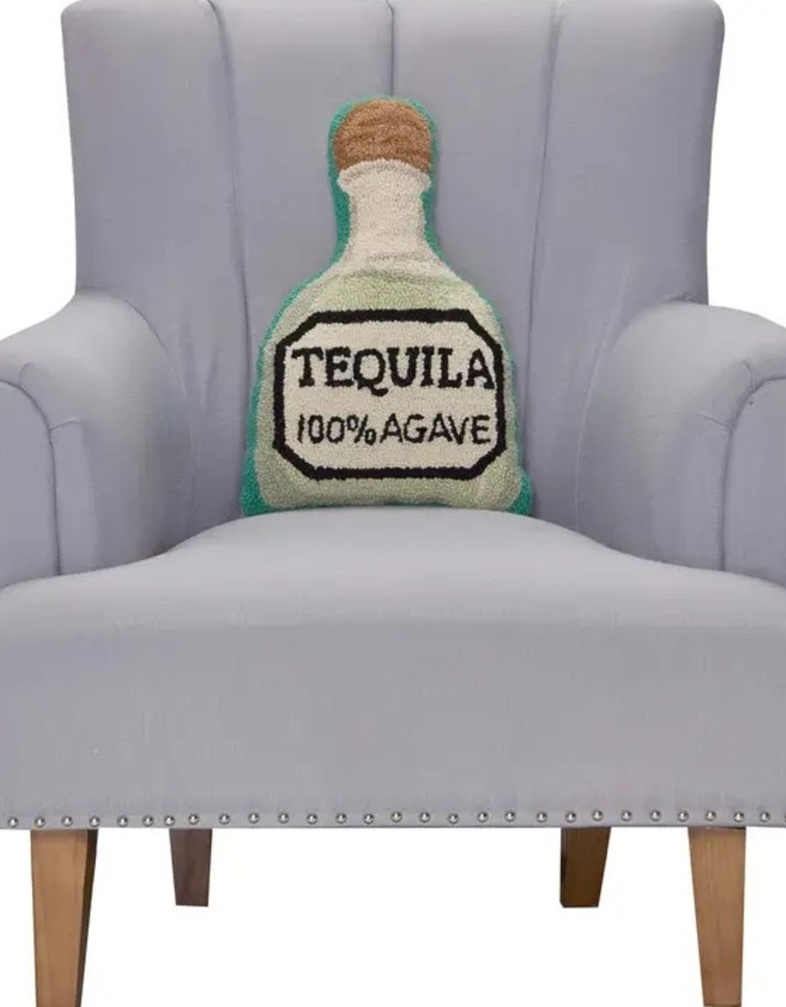 -Shaped Tequila Hook Pillow