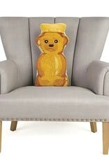 -Shaped Honey Bear Hook Pillow