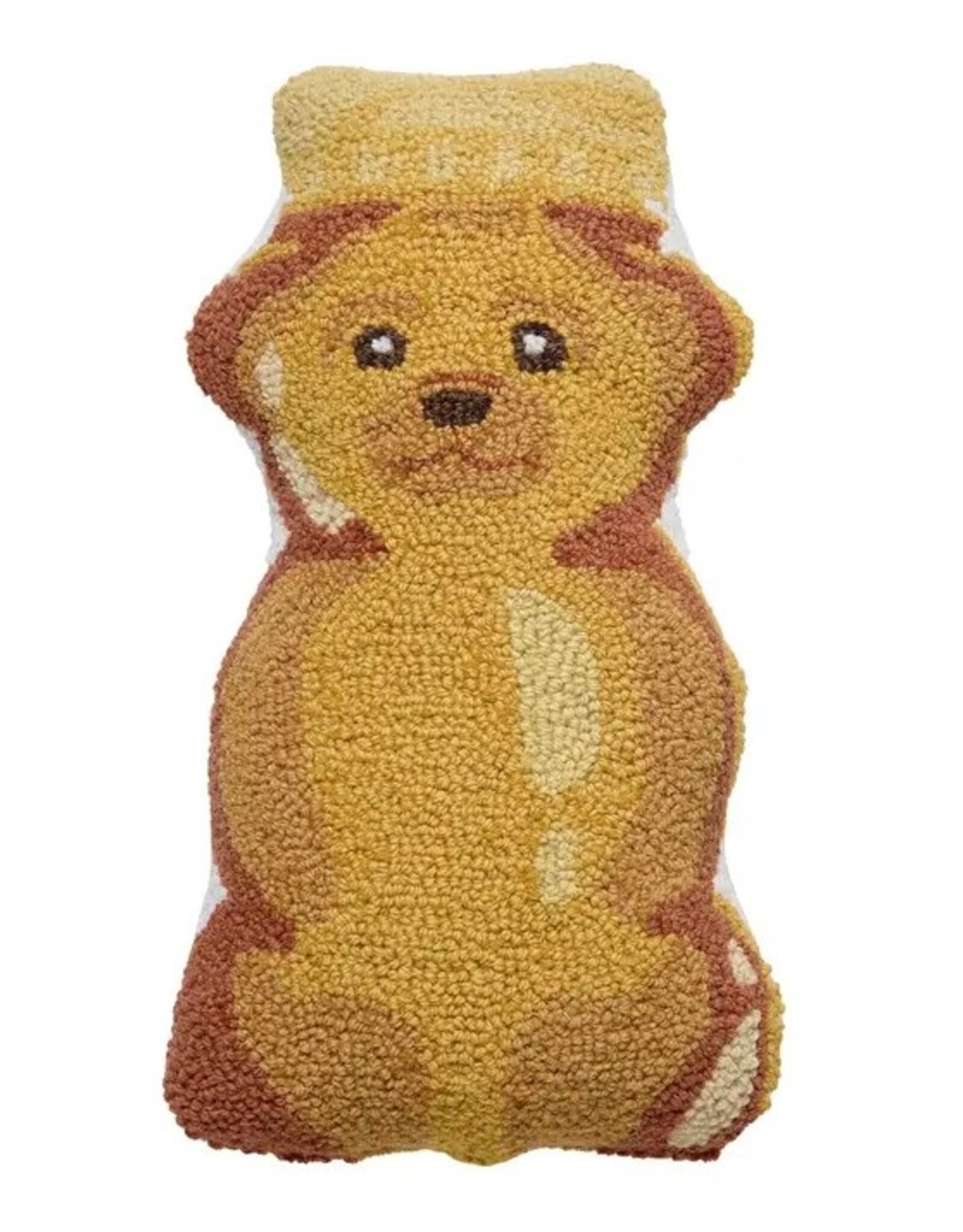 -Shaped Honey Bear Hook Pillow