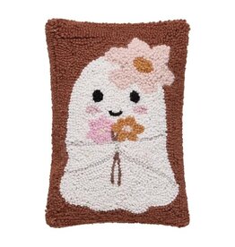 -Ghost with Daisies Hook Pillow