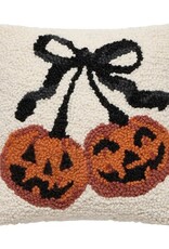 -Pumpkin Cherries Hook Pillow