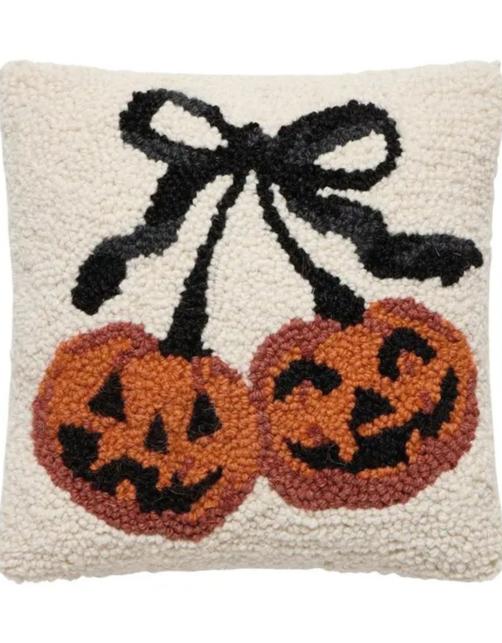 -Pumpkin Cherries Hook Pillow