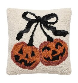 -Pumpkin Cherries Hook Pillow