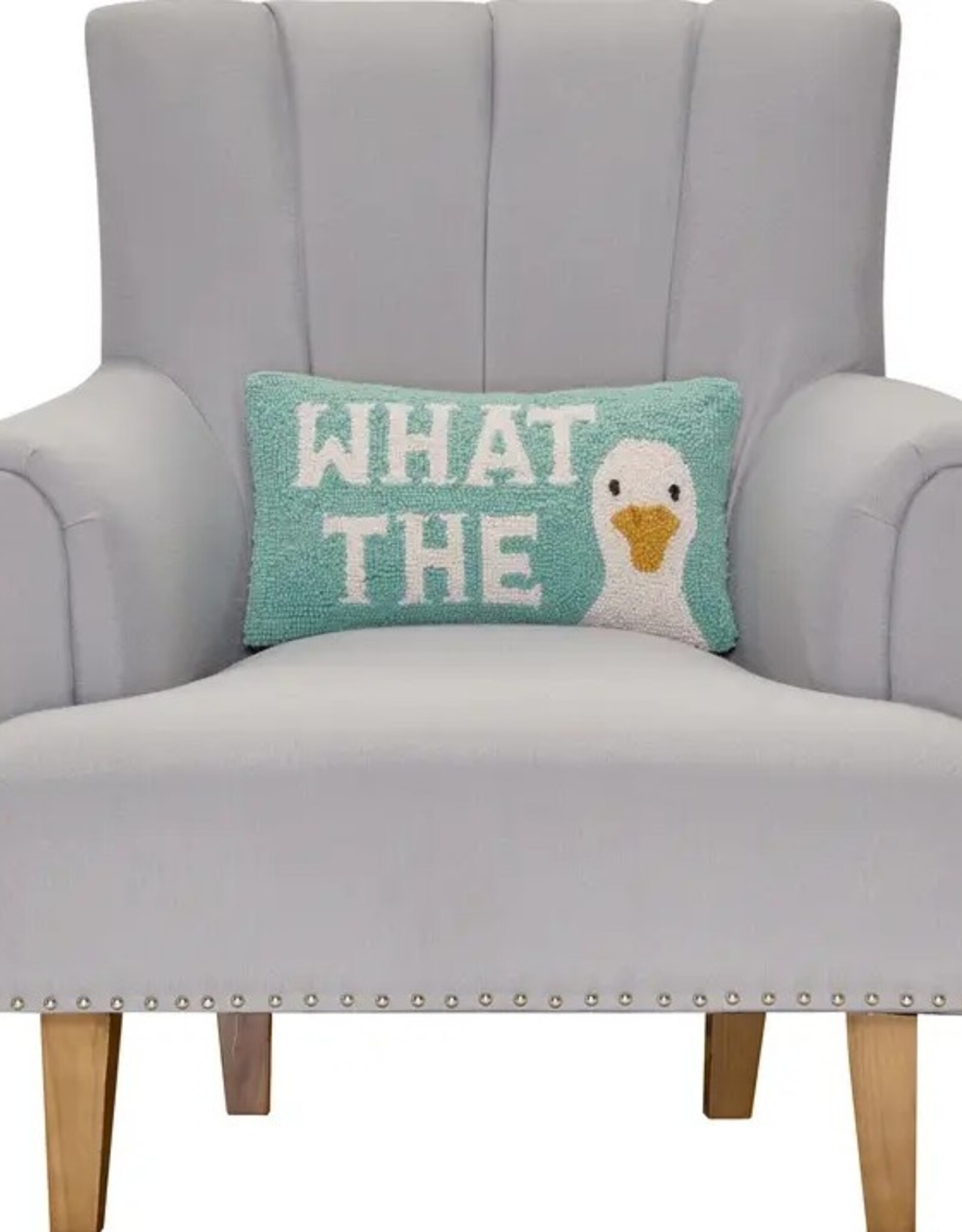 -What the Duck Hook Pillow