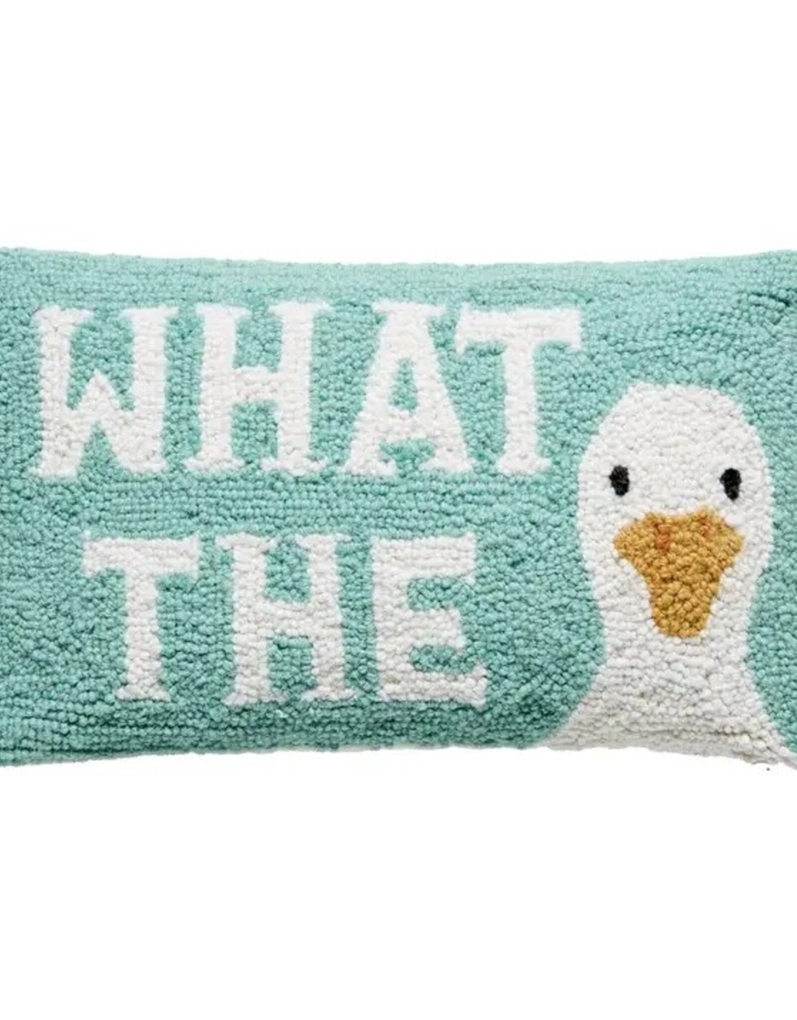 -What the Duck Hook Pillow