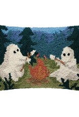-Ghosts Campfire Hook Pillow