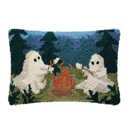 -Ghosts Campfire Hook Pillow